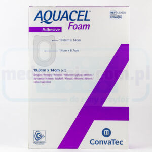 Aquacel Schiuma Adesiva 19,8*14cm medicazione multistrato in schiuma 1pc